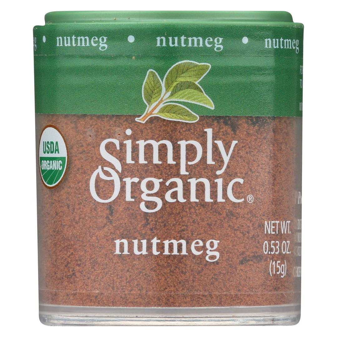 Simply Organic Nutmeg - Organic - Ground - .53 Oz - Case Of 6 - Maras Green